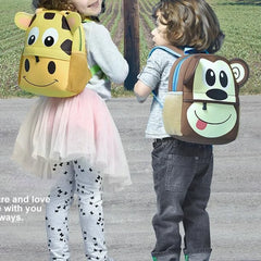 3D Animal Kids Backpacks Neoprene School Bags Kindergarten Cartoon Bag