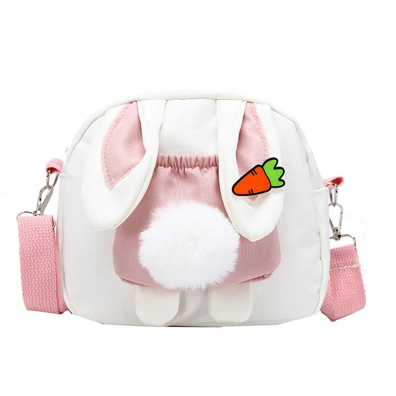 Girl Little Bag Tide Ins Japanese Cartoon Funny Canvas Bag Student Shoulder Mess