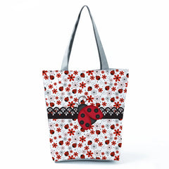 Cartoon Printed Lady Shoulder Bag Women Tote
