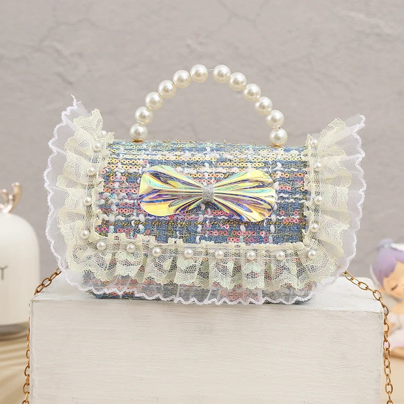 Kids Flower Bag Cute Shoulder Packet Baby Coin Purse