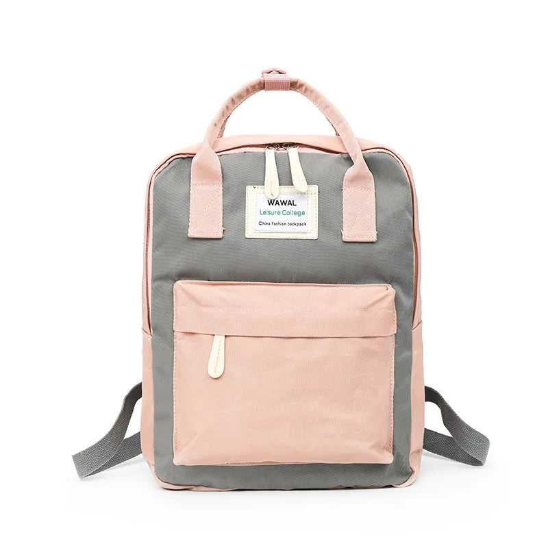Canvas Waterproof Backpack School Bag Wild Little Fresh Travel Backpack