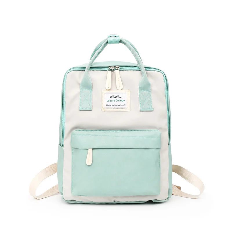 Canvas Waterproof Backpack School Bag Wild Little Fresh Travel Backpack