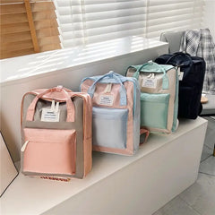 Canvas Waterproof Backpack School Bag Wild Little Fresh Travel Backpack
