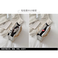 Girl's PU Leather Messenger Bag Solid Tote Small Shoulder Bag