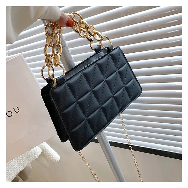 Girl's PU Leather Messenger Bag Solid Tote Small Shoulder Bag