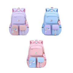 Girls' Elementary Students Bookbag with Anti-Theft Pocket