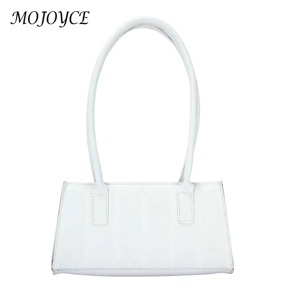 Women's Casual Messenger Bags Stripes Embossing PU Shoulder Bag