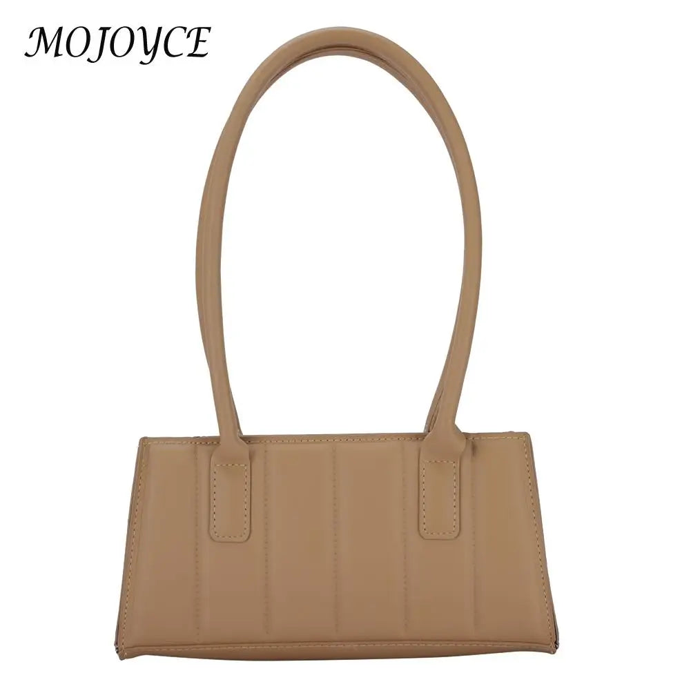 Women's Casual Messenger Bags Stripes Embossing PU Shoulder Bag