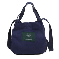 Small Bucket Bag Canvas Tote for Women Handbags