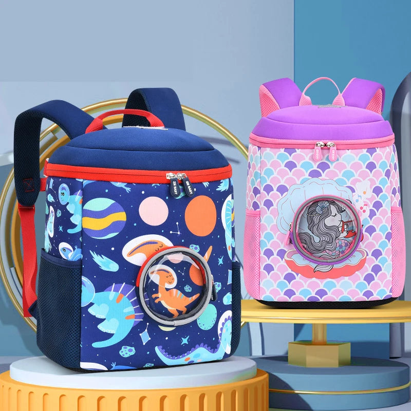 Orthopedic Dinosaur School Bag Primary School Bookbag Kids Satchel