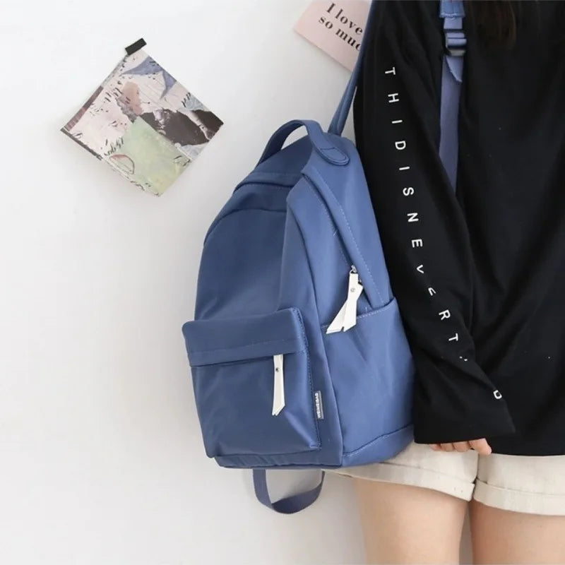 Girls Boys Backpack Middle High School Student Schoolbag Large Capacity Laptop B