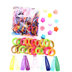 Girls Hair-tie Rubber Band Clip Set Headbands Hair Accessor