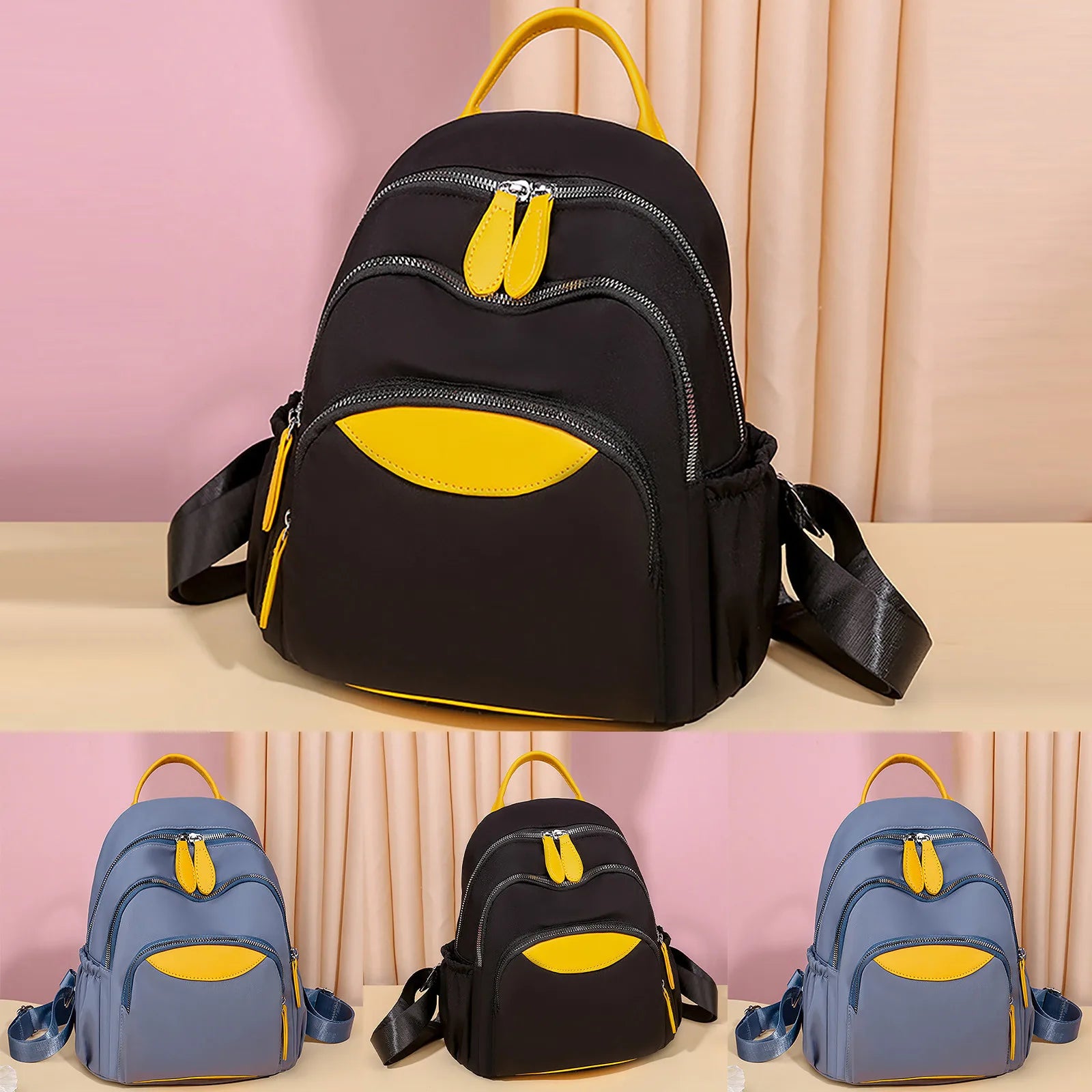 Girls Waterproof Travel Backpack Quilted Women Laptop Backpacks Dog Backpack