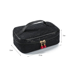 Girls Lady Cosmetic Bag Lace Makeup Bag High Women Pouch