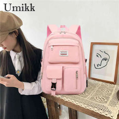 Girls Lightweight Student Laptop School Book Bag Casual Travel Rucksack