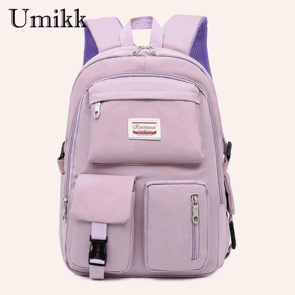 Girls Lightweight Student Laptop School Book Bag Casual Travel Rucksack