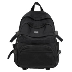Nylon Travel Book Backpack Women School Bag Lady College Backpack