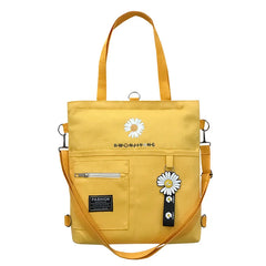 Canvas Girls School Bag Women Shoulder Backpack