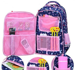 Girls School Bag Travel Backpack Satchel Shoulder Rucksack Bag 6-12 Years Old
