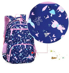 Girls School Bag Travel Backpack Satchel Shoulder Rucksack Bag 6-12 Years Old