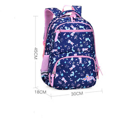 Girls School Bag Travel Backpack Satchel Shoulder Rucksack Bag 6-12 Years Old