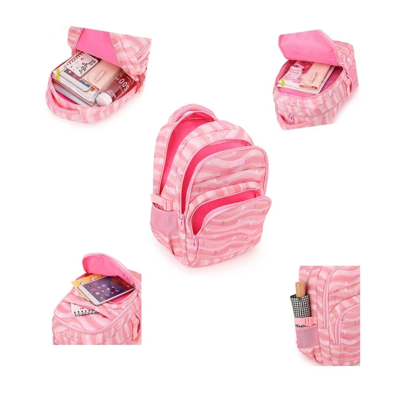 Camo Print Kids Elementary School Backpack Waterproof Bookbag