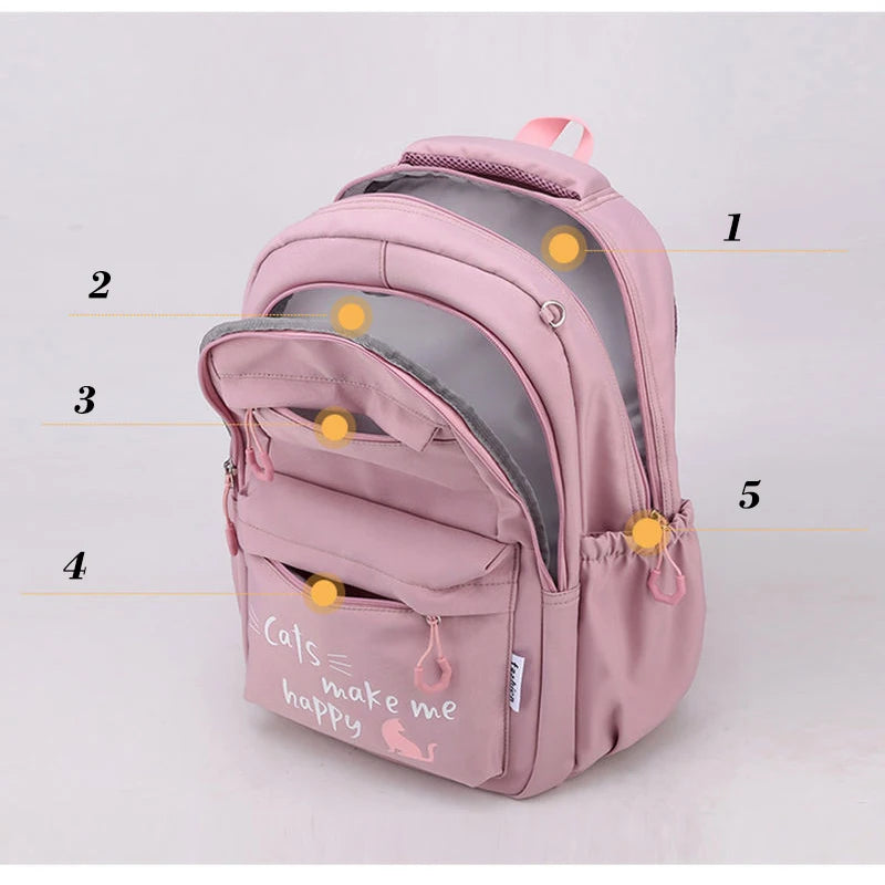 Girls School Bags for Teenagers Student Backpack