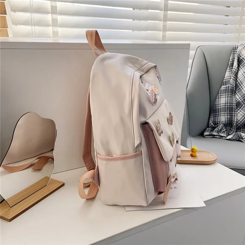 Girls Schoolbag Female Backpacks High School Student Backpacks