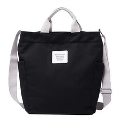 Women's Large Capacity Tote Bag Canvas Shoulder Bag