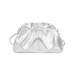 Girls' Solid Dumplings Bag PU Leather Messenger Bag Women's Shoulder Bags