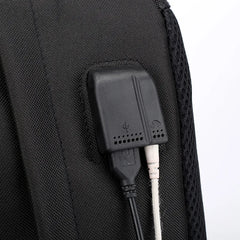 Girls USB Oxford Backpack Student School Bag