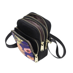 Printed Nylon Crossbody and Shoulder Bags Mini Square Bags For Phone Exchanges