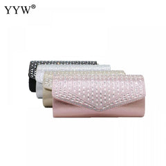 Glitter Diamonds Evening Clutch Bags With Chain Handbags