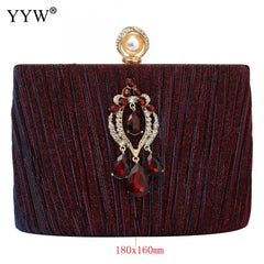 Glitter Top Handle Bag Diamond Party Clutch Purse