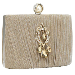 Glitter Top Handle Bag Diamond Party Clutch Purse