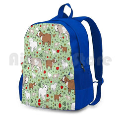 Goats Outdoor Hiking Backpack Waterproof Camping Travel Goats Goat Goat Goat