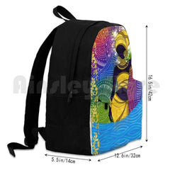 Goddess Oshun Hiking Backpack Waterproof Camping Travel