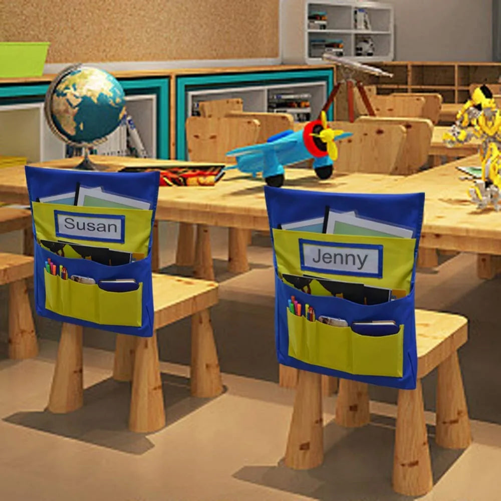 Canvas Seatback Organizers for Kids - Home and Classroom Storage
