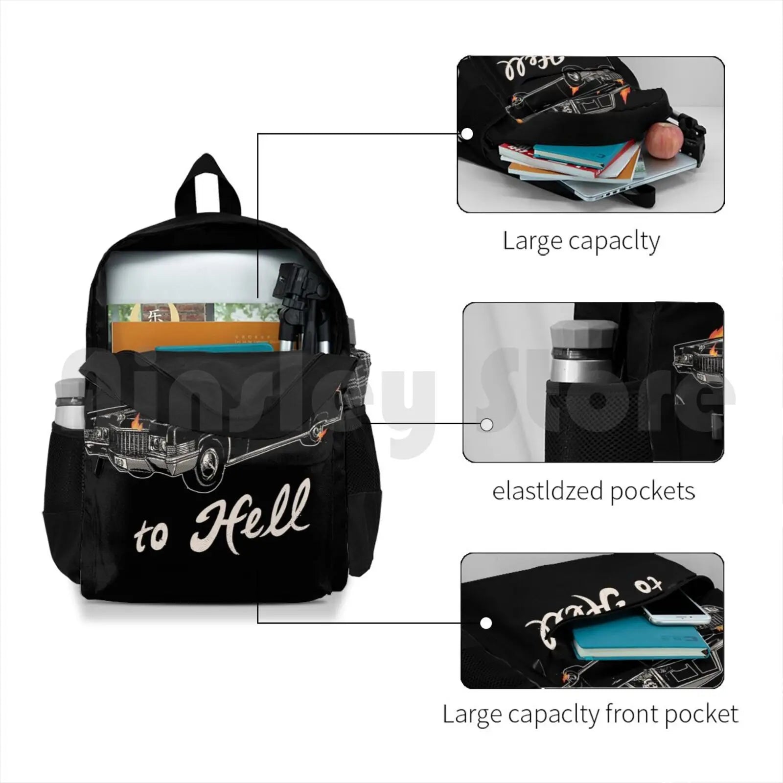 Hell Outdoor Hiking Backpack - Devil Demon