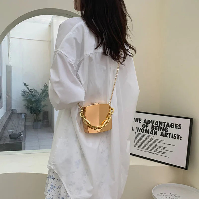 Acrylic Crossbody Bags Chain Shoulder Purse Handbags Box Evening Clutch
