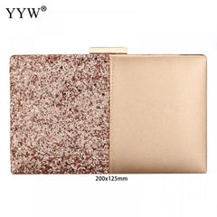 Sequined Glitter Clutch Bag Women Evening Shoulder Handbag