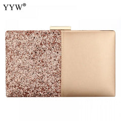 Sequined Glitter Clutch Bag Women Evening Shoulder Handbag