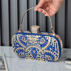 Women Rhinestone Diamond Clutch Mini Crossbody Bags