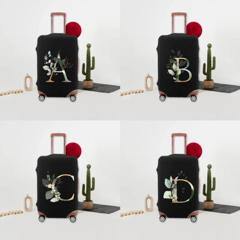 Letter Series Luggage Cover Thicker Protective Cover Removeable Luggage Cover