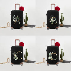 Letter Series Luggage Cover Thicker Protective Cover Removeable Luggage Cover