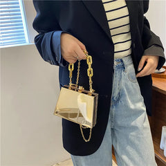 Vintage Mirror Handbag Shoulder Bag Evening Clutch Crossbody Bag