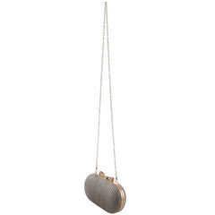 Golden Evening Clutch Bag Metal Bow Clutches Bag Chain Shoulder Bag