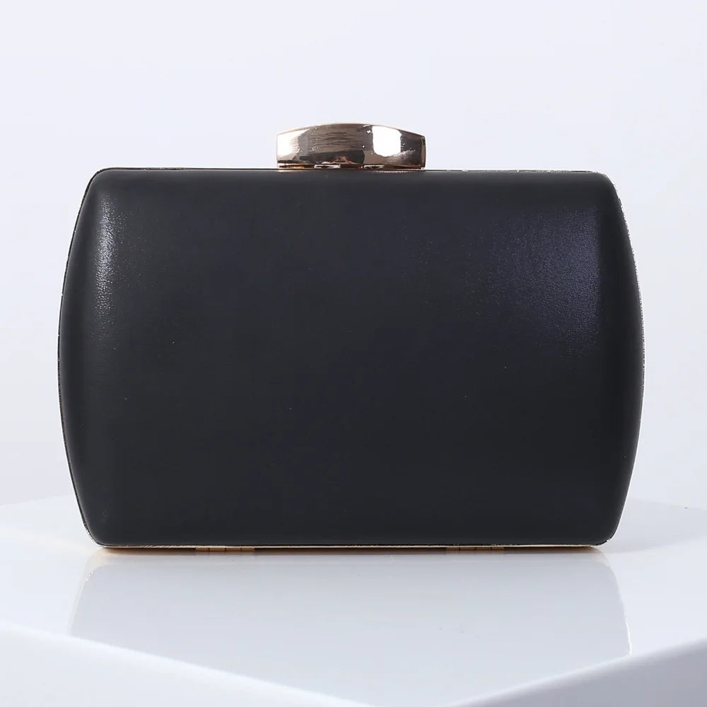 Golden Purse Clutches Sequin Cross Body Bag Party Handbag
