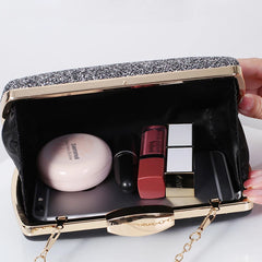 Golden Purse Clutches Sequin Cross Body Bag Party Handbag