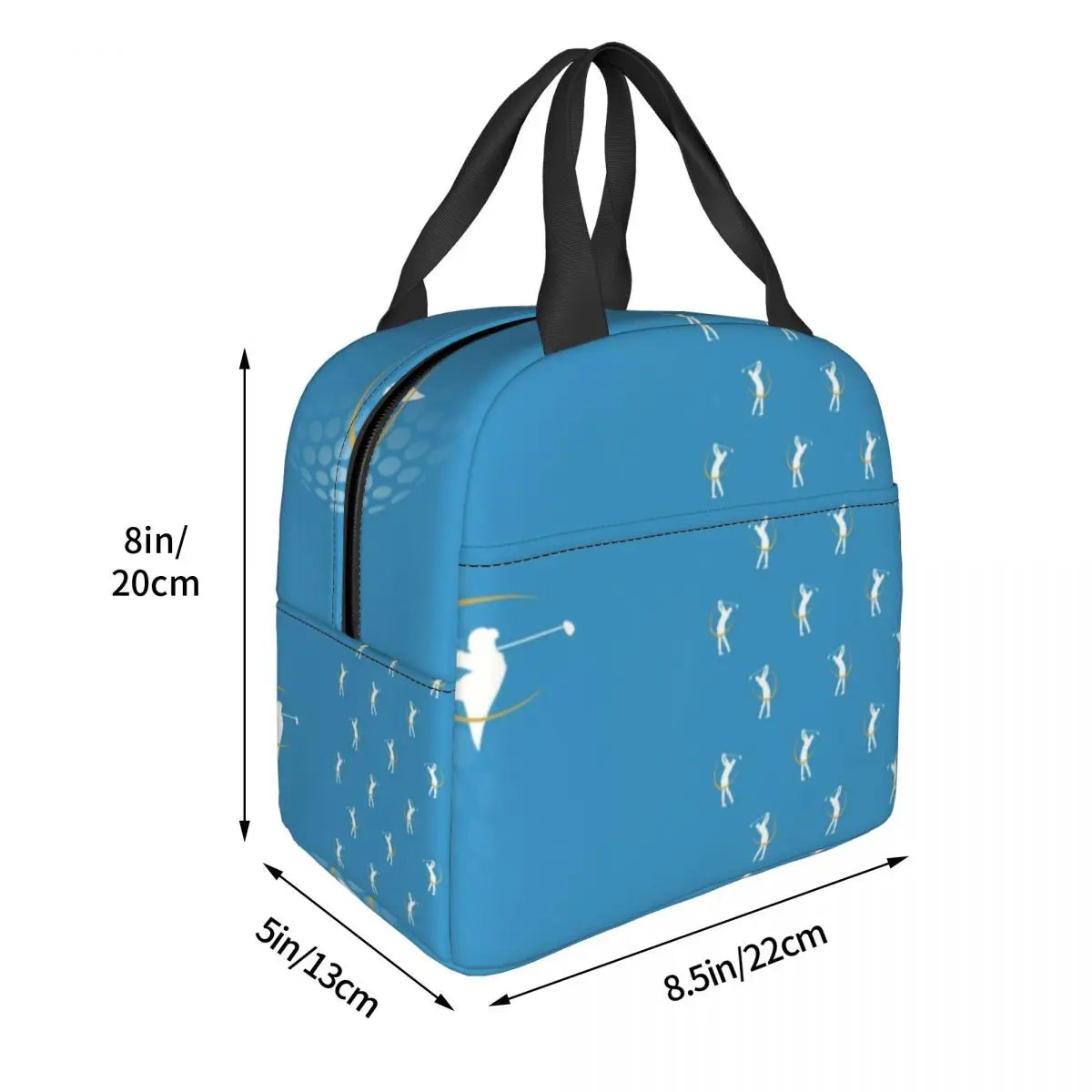 Golfers Golf Thermal Lunch Bag Funny Sport Portable Tote Work School Travel